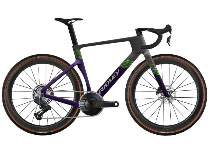 Ridley Kanzo Fast 2.0 SRAM Force XPLR Gravelcykel Grey/Purple i gruppen Cyklar / Gravelcykel/cyclocross hos CykelCity (10994)