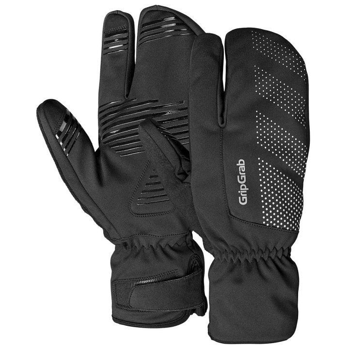 GripGrab Ride Windproof Deep Winter Lobster Handskar Svart i gruppen Kläder/skor/hjälm hos CykelCity (7630)
